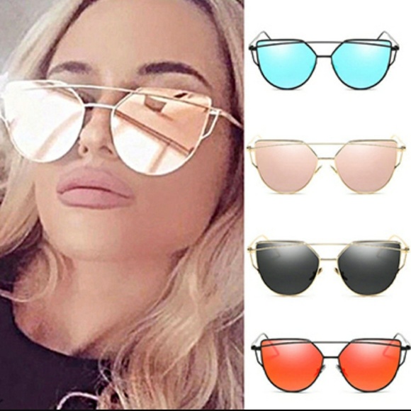 Accessories - FINAL SALE Blush pink lense sunglasses